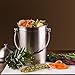 Abakoo Stainless Steel Compost Bin - 1.3 Gallon Premium Grade 304 Stainless Steel Kitchen Composter - Includes 4 Charcoal Filter, Indoor Countertop Kitchen Recycling Bin Pail