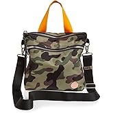 shortyLOVE Amuse Medium Crossbody Bag - Womens Stylish Nylon Everyday Handbag with 55" Adjustable Removable Strap