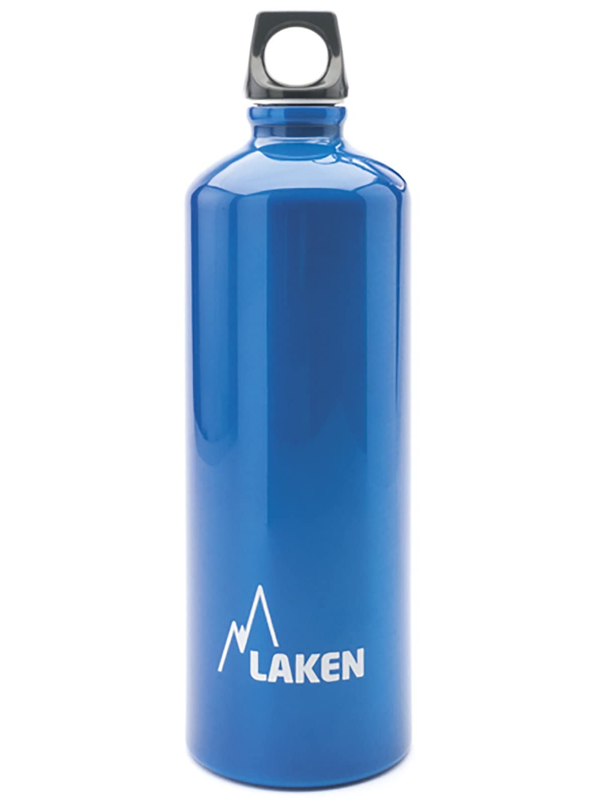 Laken Futura Water Bottle Narrow Mouth Screw Cap with Loop - 1 Liter, Blue