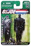 G.I. Joe A Real American Hero Valor Versus Venom 4 Inch Action Figure - Snake Eyes with Ninja Sword and Sheath Plus Sub Machine Gun