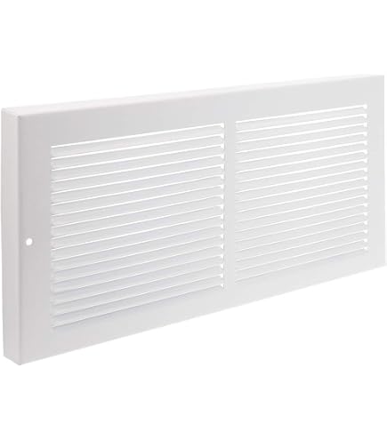 Imperial RG0113 Steel Painted Baseboard Register, 10 x 8-Inch