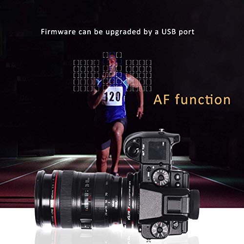 Viltrox EF-GFX Aperture Control Lens Mount Adapter Auto-Focus Ring Converter for Canon EF/EF-S Lens to Fuji GFX Mount Medium Format Camera Fujifilm GFX 50S / 50R - Thumbnail 4