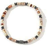 SHINUS BOHO Simple Beaded Handmade Stretch Bracelets For Mens,Fashion Boho Beads Crystal Gemstone Bracelet for Women Jewelry Gift Frindship.