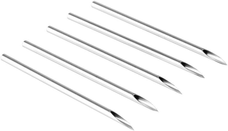 EG GIFTS Piercing Needles Pack of 10 Sterilize Surgical Steel