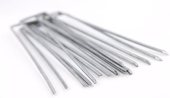 GardenPrime Grapas Metálicas Alambre de Acero 150mm para Sujetar ...