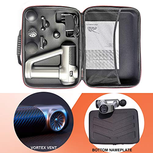 Premium TNK Muscle Massage Gun Deep Tissue Therapy,Electric Handheld Neck and Back Massager, Percussion Massage Gun for Men and Women Pain Relief and Body Recovery 20 Speed Quiet and Strong(Silver,R8)