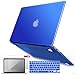 IBENZER Compatible with Old Version MacBook Air 13 Inch Case (2017-2010 Release), Models: A1466/A1369, Plastic Hard Shell Case with Keyboard & Screen Cover for Mac Air 13, Royal Blue, A13RBL+2 N