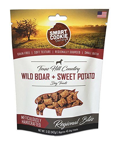 Wild Boar & Sweet Potato Dog Treats, Soft Texture, 5oz bag
