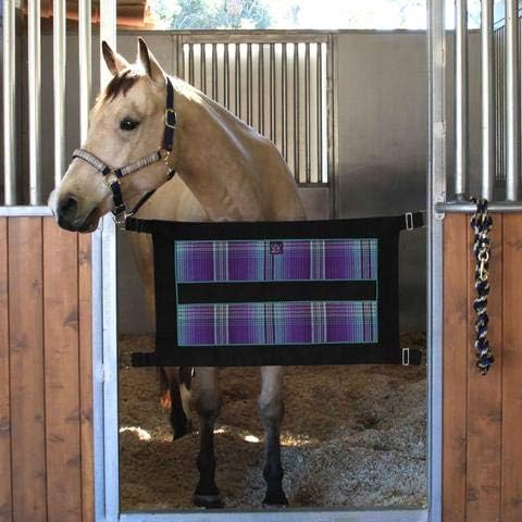 Kensington Stall Guard for Horses — Designed to Keep Horse Securely in Stall in Style — Adjustable Straps and Hardware Included
