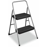 Cosco Folding Two Step Stool 200 Lb. Capacity 17" Gray