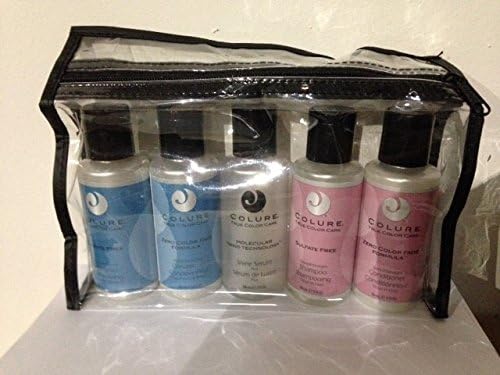 COLURE Shine Serum + Smooth Straight +Richly Moisture 2 oz Travel Set
