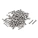 uxcell 0.5mm Pitch M3x20mm Button Head Hex Socket Bolts Screws 100 Pcs