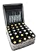 Hytek Gear Essential Oil Carrying Case Holds 30 Bottles 5ml-15ml - Perfect for Traveling with Oils! Multiple Colors! (30 Vial) (30 Vial, Gray)