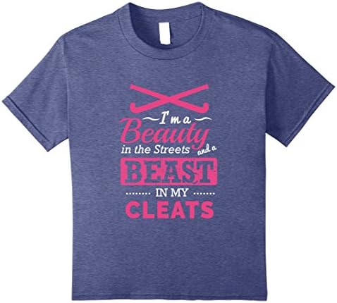 unisex-child Field Hockey Shirt -Field Hockey Gift- Field Hockey Apparel 12 Heather Blue