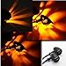 2PCS Heavy Duty Aluminum Motorcycle Turn Signal Light Lndicator Halogen Grill Amber Bulb Bullet Motorbike For Harley Kawasaki Yamaha KTM Dyna Chopper Sportster Cafe Racer Honda Suzuki BMW Parts(Black)