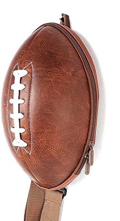 American Football Backpack for Kids | Crossbody Sling and Messenger Bag with Mesh Pocket | School, Lunch or Travel | Sports and Fitness | Girls and Boys