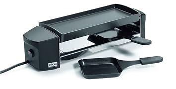 Stöckli Grill Cheese2, antihaft versiegelte Grillplatte und Pfännchen, für 2 Personen, 0012.02