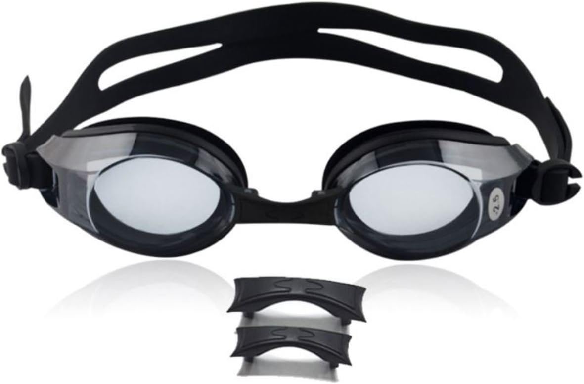 JumpStar Prescription Swim Goggle, Anti Fog, Optical Corrective (0 to -6.0) Swimming, Nearsighted for Men, Women and Kids