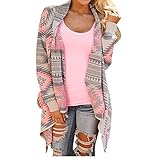 Little Hand Women's Geometry Cardigan Outwear Jacket Cape Cloak Knit Sweaters