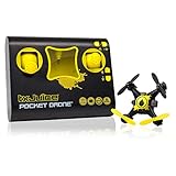 TX Juice Ai Pocket Drone - Quadcopter with Patented Ai for Auto take off, Auto Hover and One Thumb Control