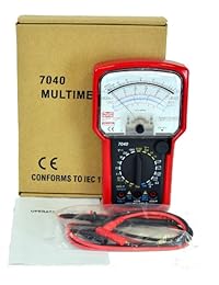 Tekpower TP7040 multímetro analógico CA CC rango 20 para varios usos con alta precisión y detalles de buena construcción, potente aguja