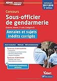 Concours sous-officier de gendarmerie cat B annales et sujets inedits (Admis fonction pub entraine) (French Edition) by COLLECTIF