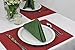 DII 100% Cotton Cloth Napkins, Oversized 20x20 Dinner Napkins, for Basic Everyday Use, Banquets, Weddings, Events, or Family Gatherings - Set of 6, Olive Green