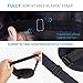 Sleep Mask (2 Pack), Upgraded Deeper 3D Contoured Eye Mask for Sleeping, Travel, Nap, Shift Work, No Pressure Light Blocking Eyeshade Night Blindfold with Adjustable Strap for Man, Women, Black