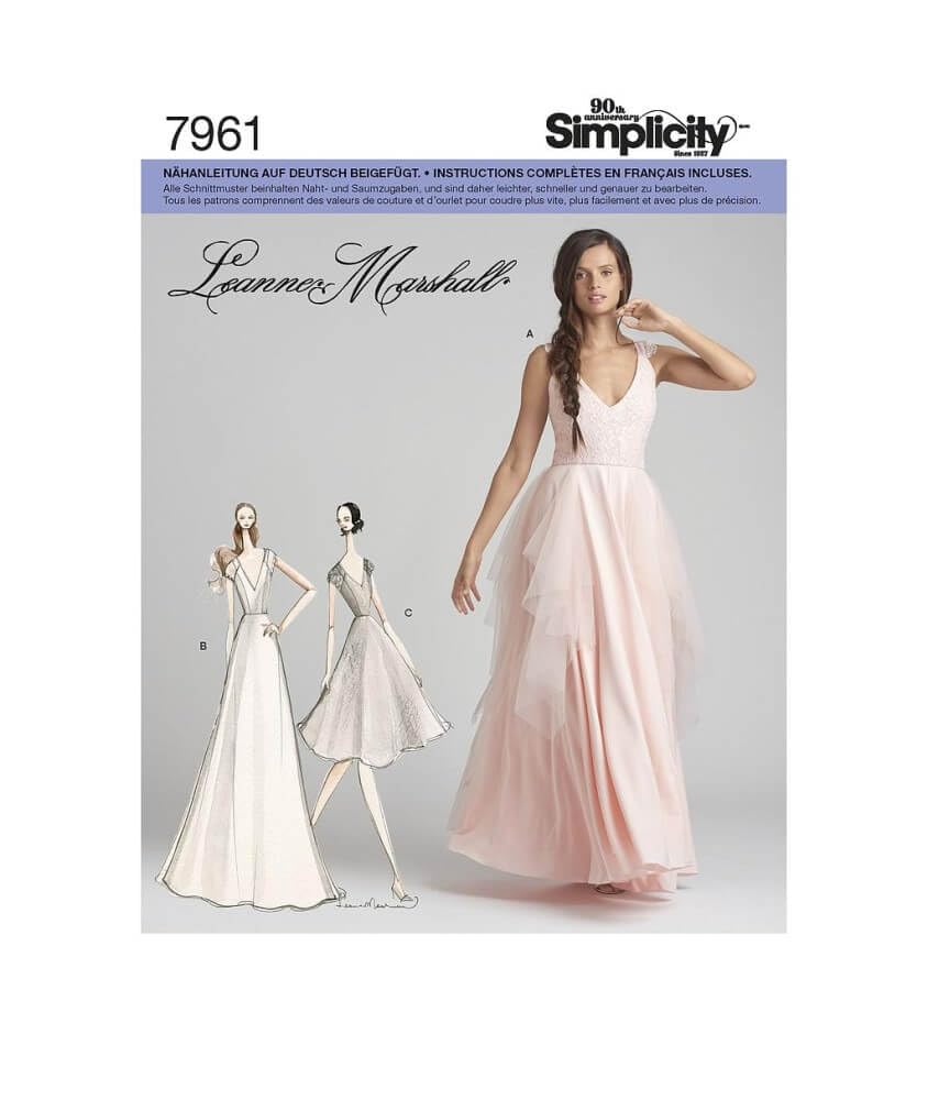 Simplicity Pattern 8289 D5 (4-6-8-10-12) Misses' Special Occasion Dresses, Paper, White, 22 x 15 x 1 cm