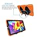 Samsung Galaxy Tab A 7.0 Case(SM-T280),Slim Heavy Duty Shockproof Rugged Case High Impact Resistant Defender Full Body Protective Cover with Screen Protector