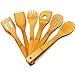 B-sea Bamboo Cooking Utensils - 6 Set of Bamboo Kitchen Tools!