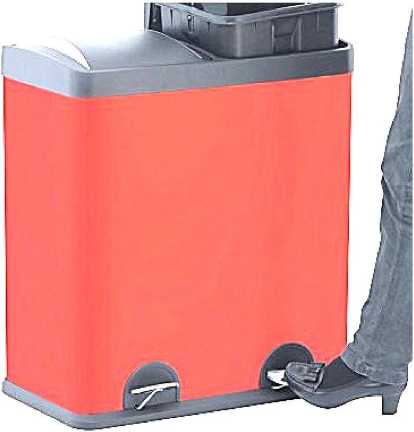 Dual Compartment Garbage Can Heavy Duty Recycle Steel Pet Proof Kitchen 15 Gallon Office Commercial & eBook OISTRIA