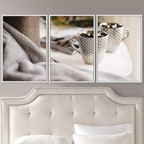 signwin 3 Piece Framed Canvas Wall Art Drinks...