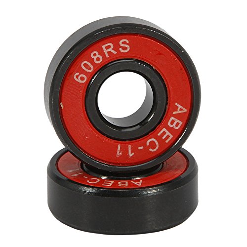 8pcs Skateboard Longboard 608RS ABEC-11 Bearings Alloy Parts New High Strength