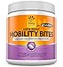 Glucosamine HCL + Chondroitin Sulfate & MSM - Hip & Joint Treats for Dogs with Arthritis Pain - Chewable Mobility Bites With All Natural Immune & Cardiovascular Support for Pets - 90 Soft Chews