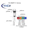 PACK-OF-10-YuCo-YC-9WRT-1R-24-10-RED-9MM-LED-INDICATOR-MINIATURE-PILOT-LIGHT-24V-AC-or-DC PACK-OF-10-YuCo-YC-9WRT-1R-24-10-RED-9MM-LED-INDICATOR-MINIATURE-PILOT-LIGHT-24V-AC-or-DC