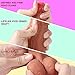 Realistic Dildo Silicone Female 8 inch with Strong Suction Cup Lifelike Waterproof Adult Sex Toy for Vaginal G-Spot,Anal Play and Masturbation
