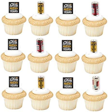 Amazon Com Cheers Beers And Many More Years Beer Cans And Sign