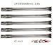 10361(5-pack) Universal Straight Stainless Steel Pipe Burner for Costco Kirkland, Charmglow, Nexgrill, Perfect Glo, and Other Grills by BBQ Mart