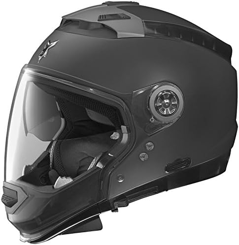 Nolan N44 N-Com Outlaw Helmet, Distinct Name: Flat Black, Gender: Mens/Unisex, Helmet Category: Street, Helmet Type: Modular Helmets, Primary Color: Black, Size: 2XS N445270470179