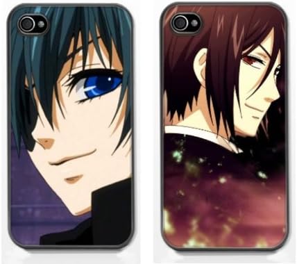 2x Black Butler Sebastian x Ciel TPU Case for iPhone 4/4S