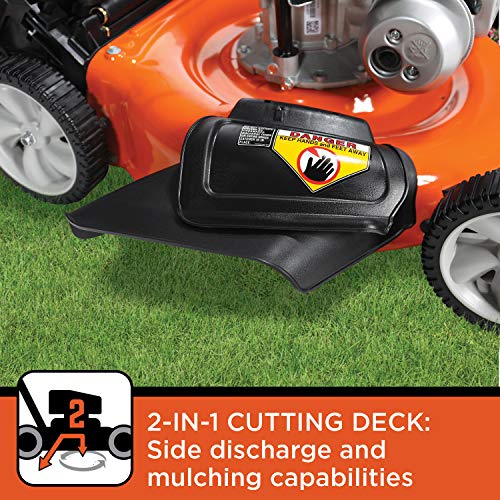 BLACK+DECKER 140cc OHV 21Inch 2in1 WalkBehind Push Gas Powered Lawn