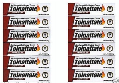 Lot of 12 Tolnaftate 1% athletes foot cream anti-fungal Medicated – 1 oz each