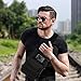 KAMI 900D Tactical Sling Bag Pack Military Rover Shoulder Sling Backpack Molle Assault Range Bag Everyday Carry Bag Day Pack with Tactical USA Flag Patch & New Type Tactical D Ring