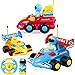 Cartoon R/C Formula Race Car Radio Control Toy for Toddlers (Assorted Colors)