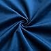 MIULEE Pack of 2 Velvet Soft Solid Decorative Square Throw Pillow Covers Set Cushion Case for Spring Sofa Bedroom Car 16x16 Inch 40x40 Cm Dark Blue
