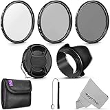 67MM Altura Photo UV CPL ND4 Professional Lens Filter Kit and Accessory Set for Canon, Nikon, Sigma and Tamron Lenses with a 67mm Filter Size