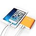 i-Blason Aero 10400 mAh Dual Port Ultra Compact External Battery Portable USB Charger Power Bank - Intelli-ChargeTM Wide Compatibility, Fast Charging, High Capacity (Orange)