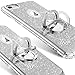 OCYCLONE Cute iPhone 6s Case, Cute iPhone 6 Case, Glitter Luxury Bling Diamond Rhinestone Bumper with Ring Grip Kickstand Protective Thin Girly iPhone 6s Case/iPhone 6 Case for Women Girl - Silver