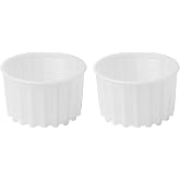 Cheese Mold for Cheese Making 20 oz - Cheese Making Basket for Ricotta, Feta, Camembert - Strainer Perforated Plastic Molds f